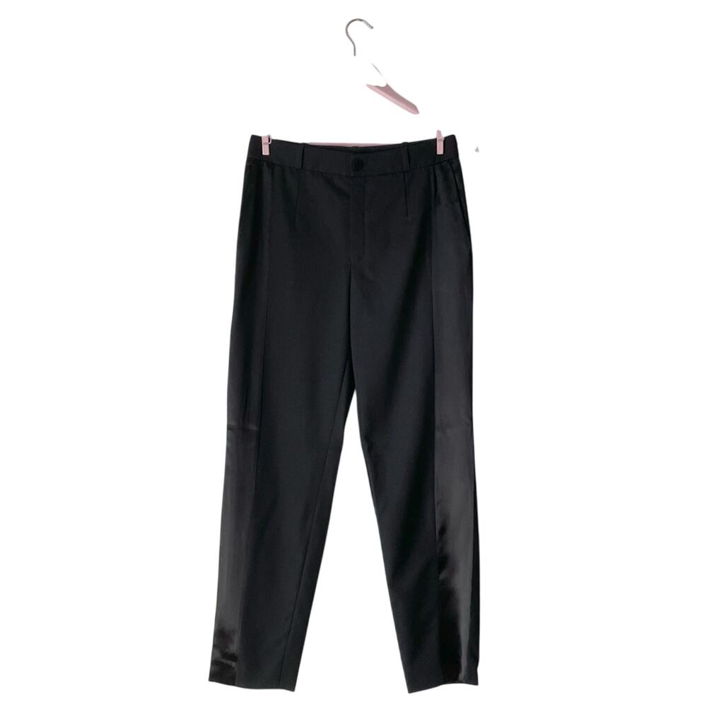 Lanvin Wool Straight Leg Trousers